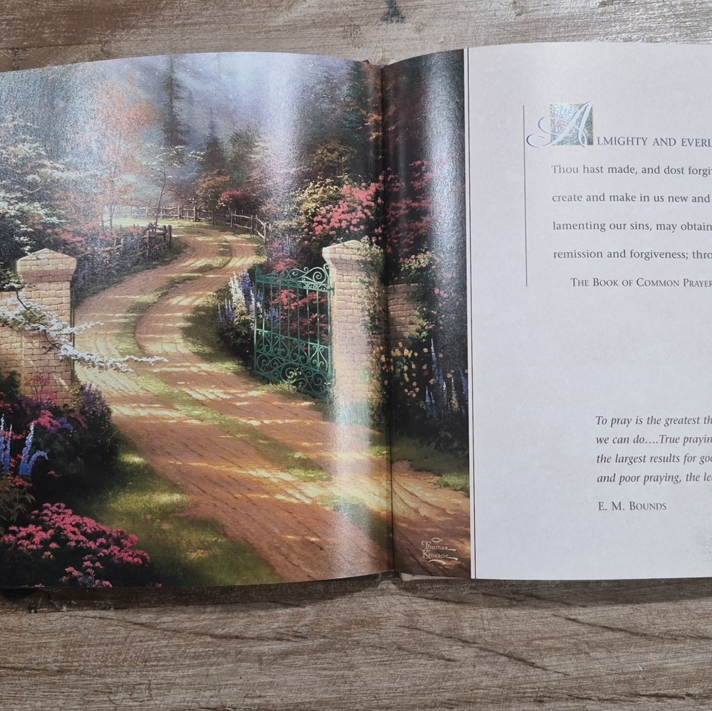 Thomas Kinkade 'Prayers of Hope and Light' with Vibrant Landscape And Candle Set - Picture 8 of 14